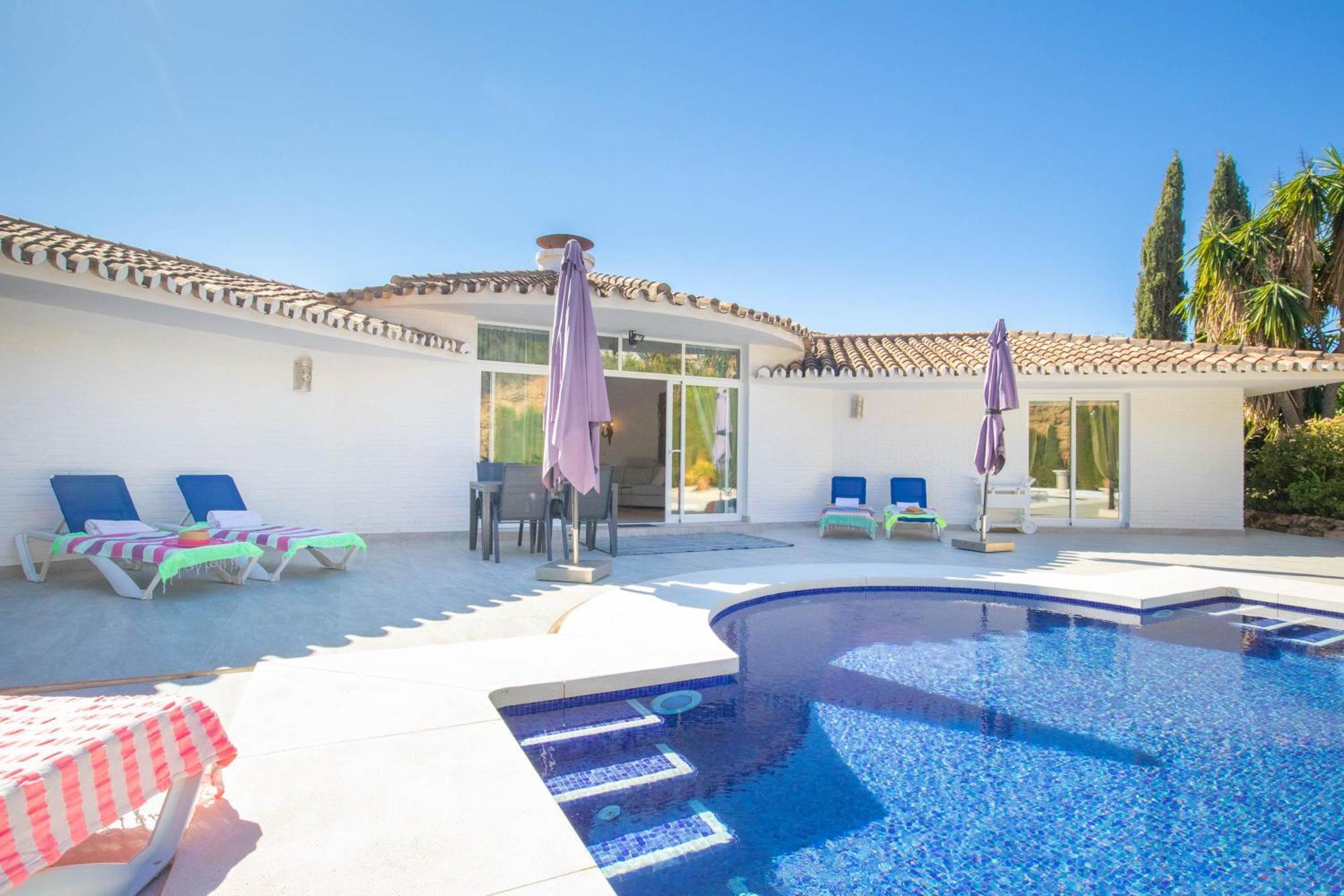Pool Villa Rancho Domingo Family Friendly - Happy Rentals Benalmádena Εξωτερικό φωτογραφία