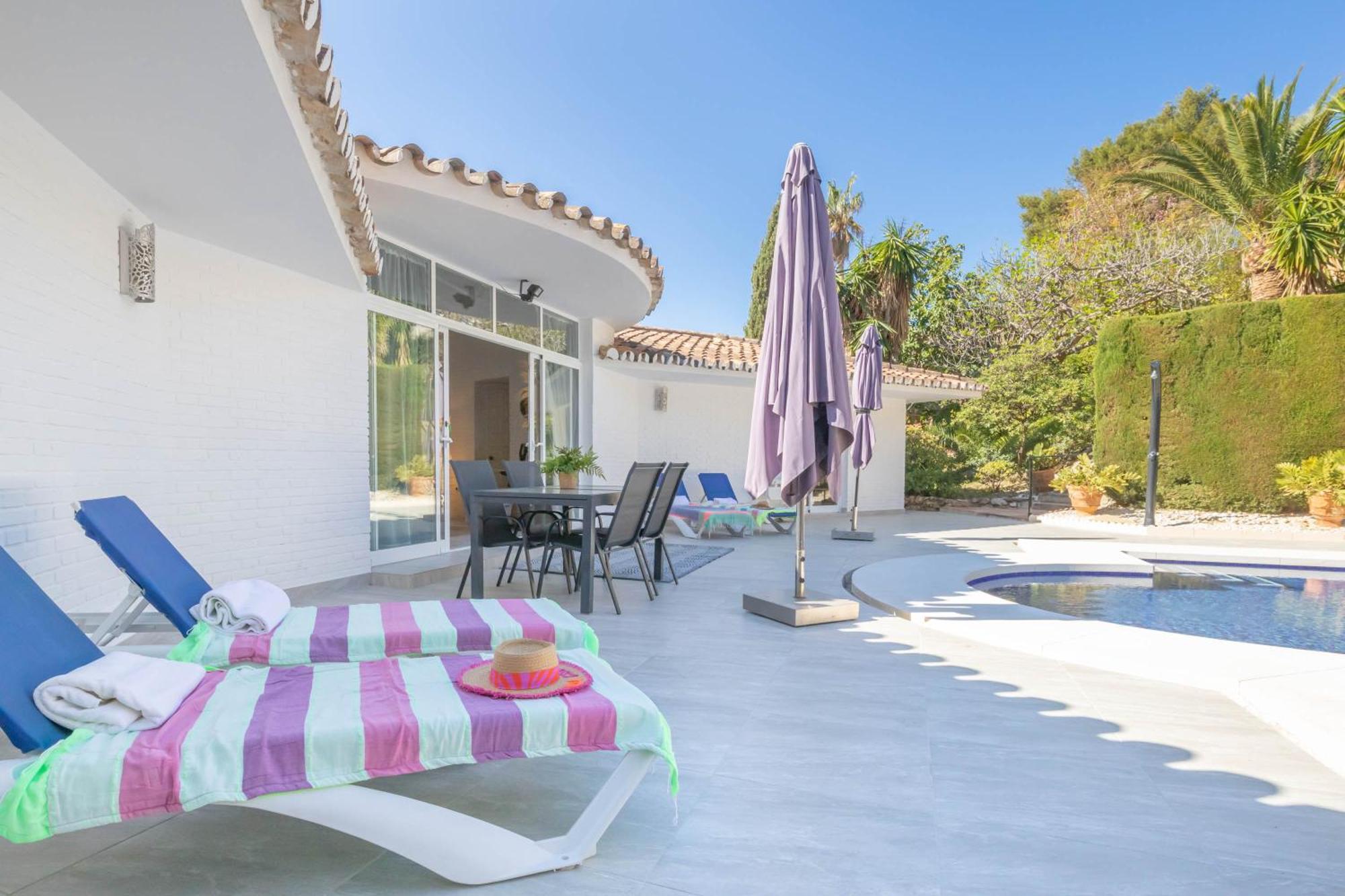 Pool Villa Rancho Domingo Family Friendly - Happy Rentals Benalmádena Εξωτερικό φωτογραφία