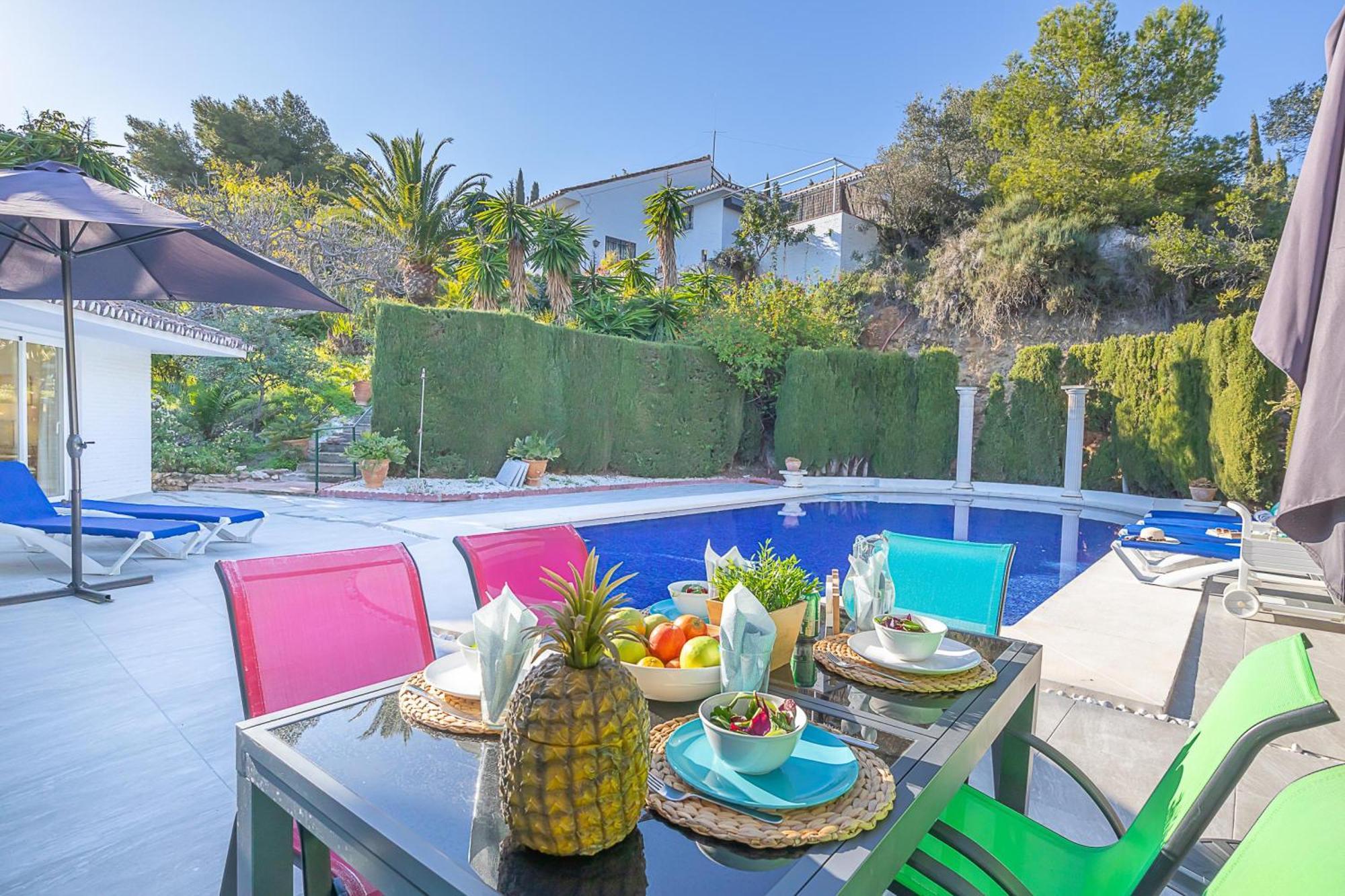 Pool Villa Rancho Domingo Family Friendly - Happy Rentals Benalmádena Εξωτερικό φωτογραφία